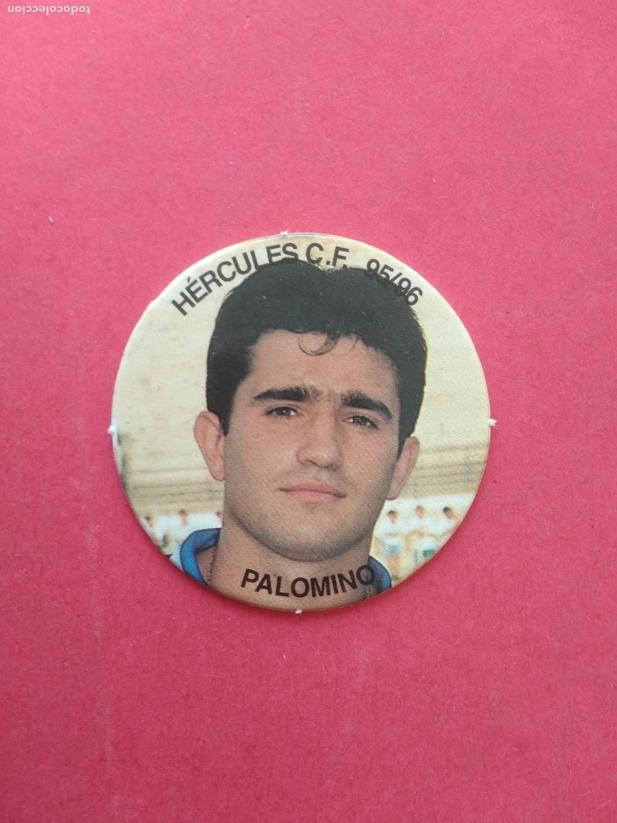 Cromos de F&uacute;tbol: COLECCION DIARIO INFORMACION ALICANTE HERCULES CF 95 96 1995 1996 CROMO TAZO , PALOMINO