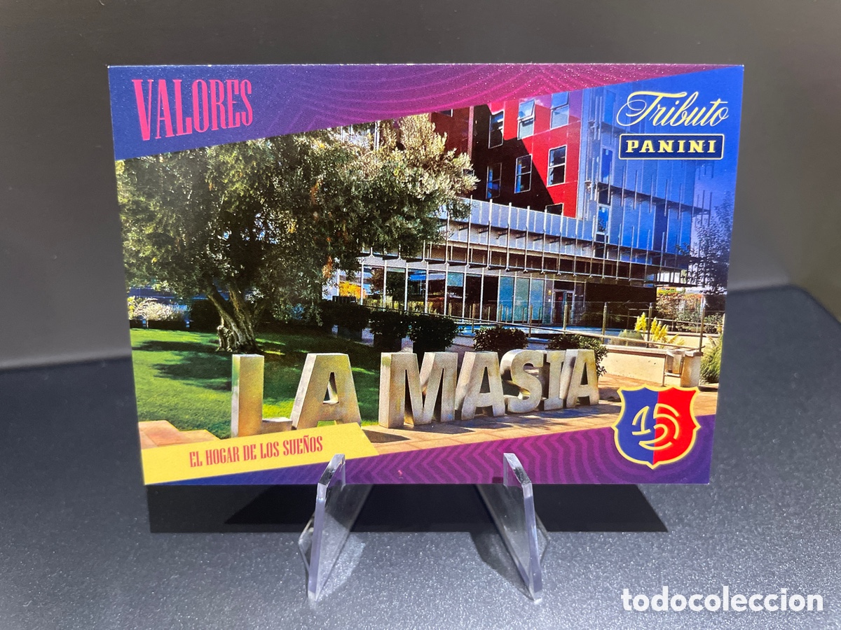 Cromos de F&uacute;tbol: El Hogar de los Sue&ntilde;os 38 Valores Tributo Panini 125 Aniversario FC Barcelona