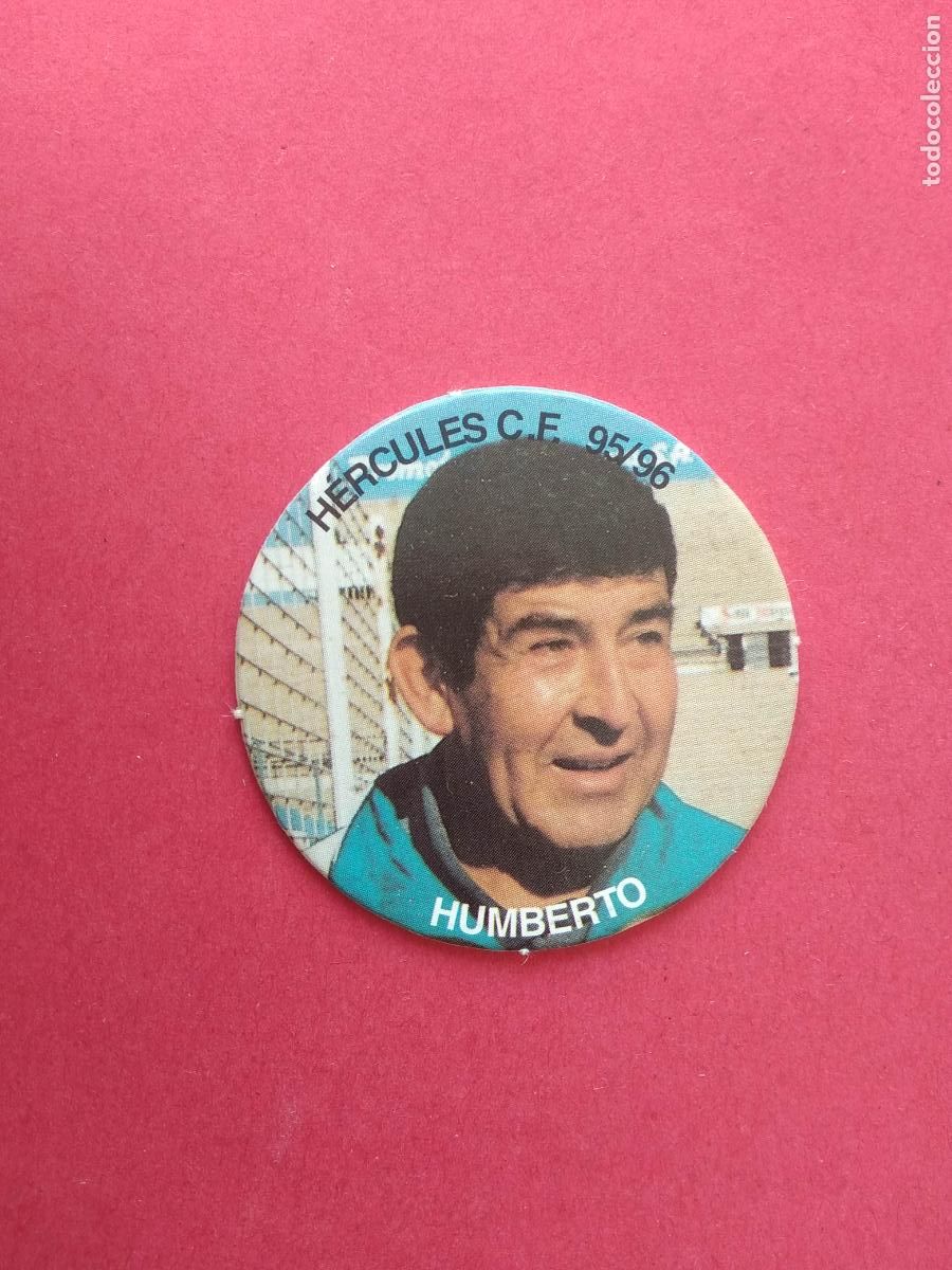 Cromos de F&uacute;tbol: COLECCION DIARIO INFORMACION ALICANTE HERCULES CF 95 96 1995 1996 CROMO TAZO , HUMBERTO