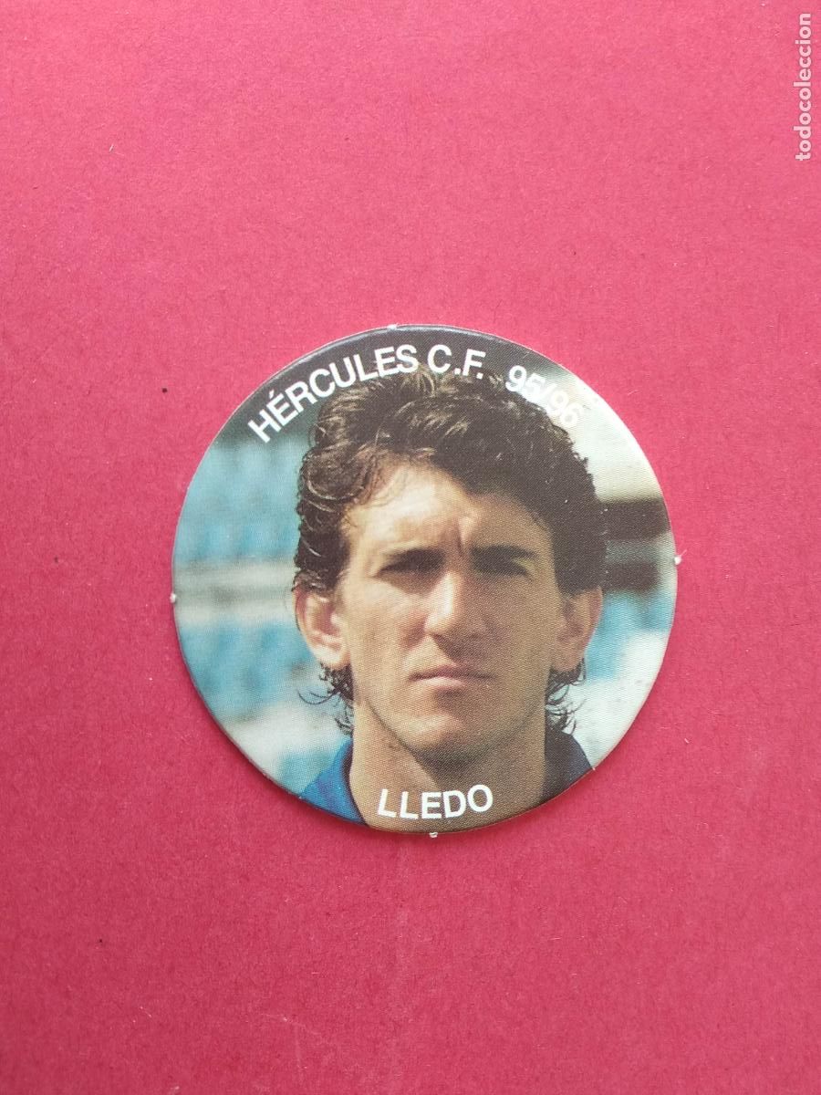 Cromos de F&uacute;tbol: COLECCION DIARIO INFORMACION ALICANTE HERCULES CF 95 96 1995 1996 CROMO TAZO , LLEDO