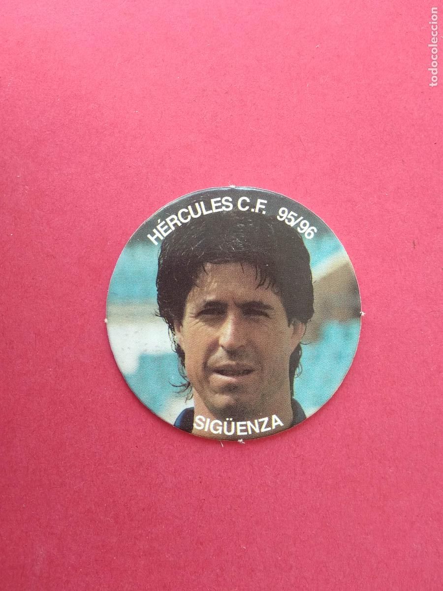 Cromos de F&uacute;tbol: COLECCION DIARIO INFORMACION ALICANTE HERCULES CF 95 96 1995 1996 CROMO TAZO , SIGUENZA