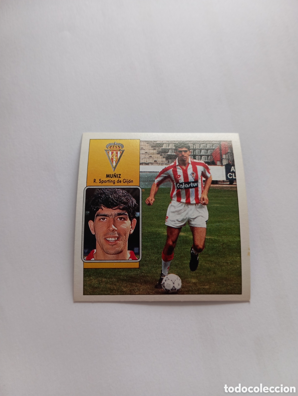 Cromos de F&uacute;tbol: MU&Ntilde;IZ Sporting de Gij&oacute;n Liga Este 1992 1993 Panini 92 93 NUEVO SIN PEGAR