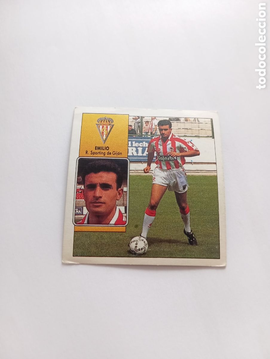 Cromos de F&uacute;tbol: EMILIO COLOCA Sporting de Gij&oacute;n Liga Este 1992 1993 Panini 92 93 RECUPERADO