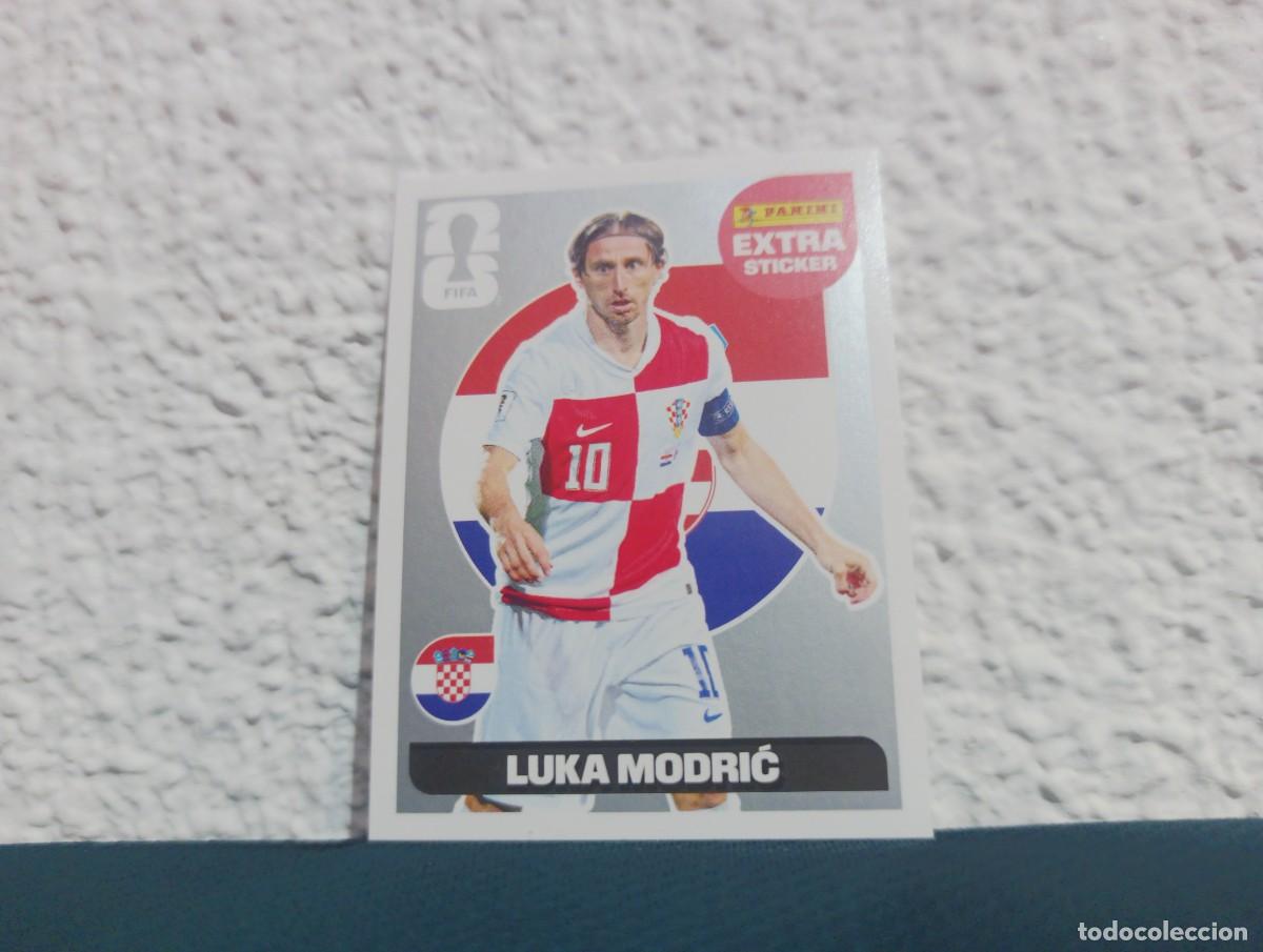 Cromos de F&uacute;tbol: EXTRA STICKER LUKA MODRIC SILVER CROMO MUNDIAL 2026 26 USA MEXICO STICKERS