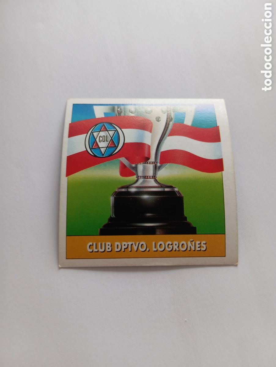 Cromos de F&uacute;tbol: ESCUDO Logro&ntilde;&eacute;s Liga Este 1992 1993 Panini 92 93 NUEVO SIN PEGAR