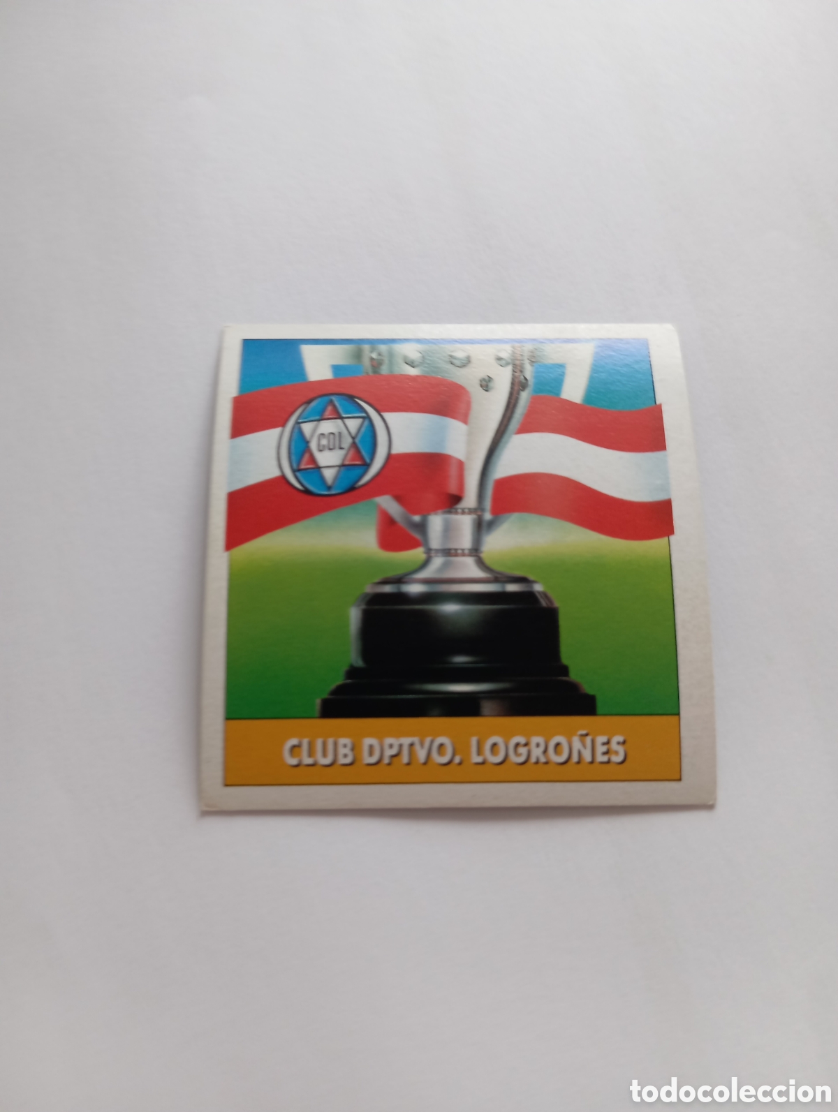 Cromos de F&uacute;tbol: ESCUDO Logro&ntilde;&eacute;s Liga Este 1992 1993 Panini 92 93 NUEVO SIN PEGAR