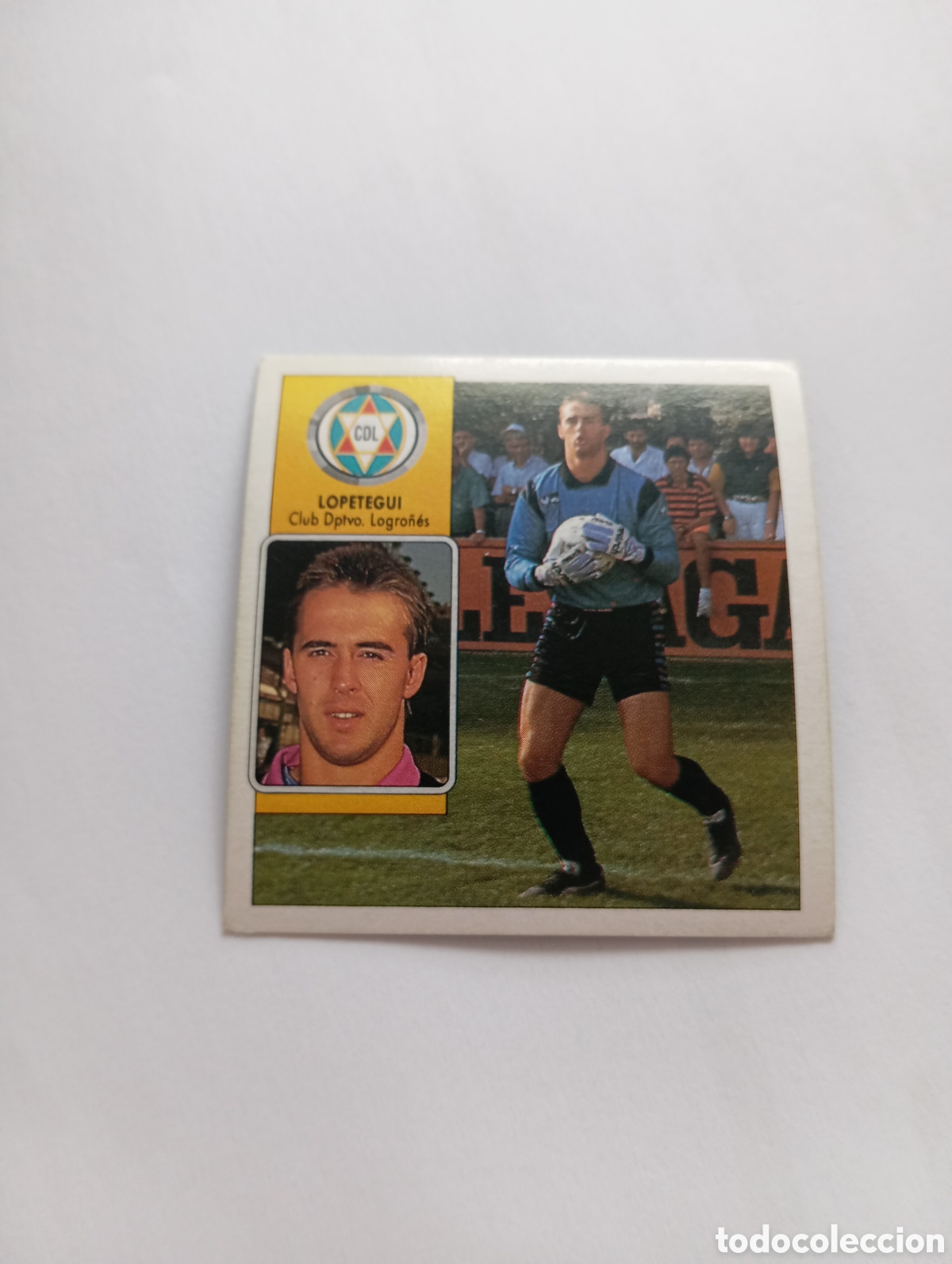 Cromos de F&uacute;tbol: LOPETEGUI Logro&ntilde;&eacute;s Liga Este 1992 1993 Panini 92 93 NUEVO SIN PEGAR