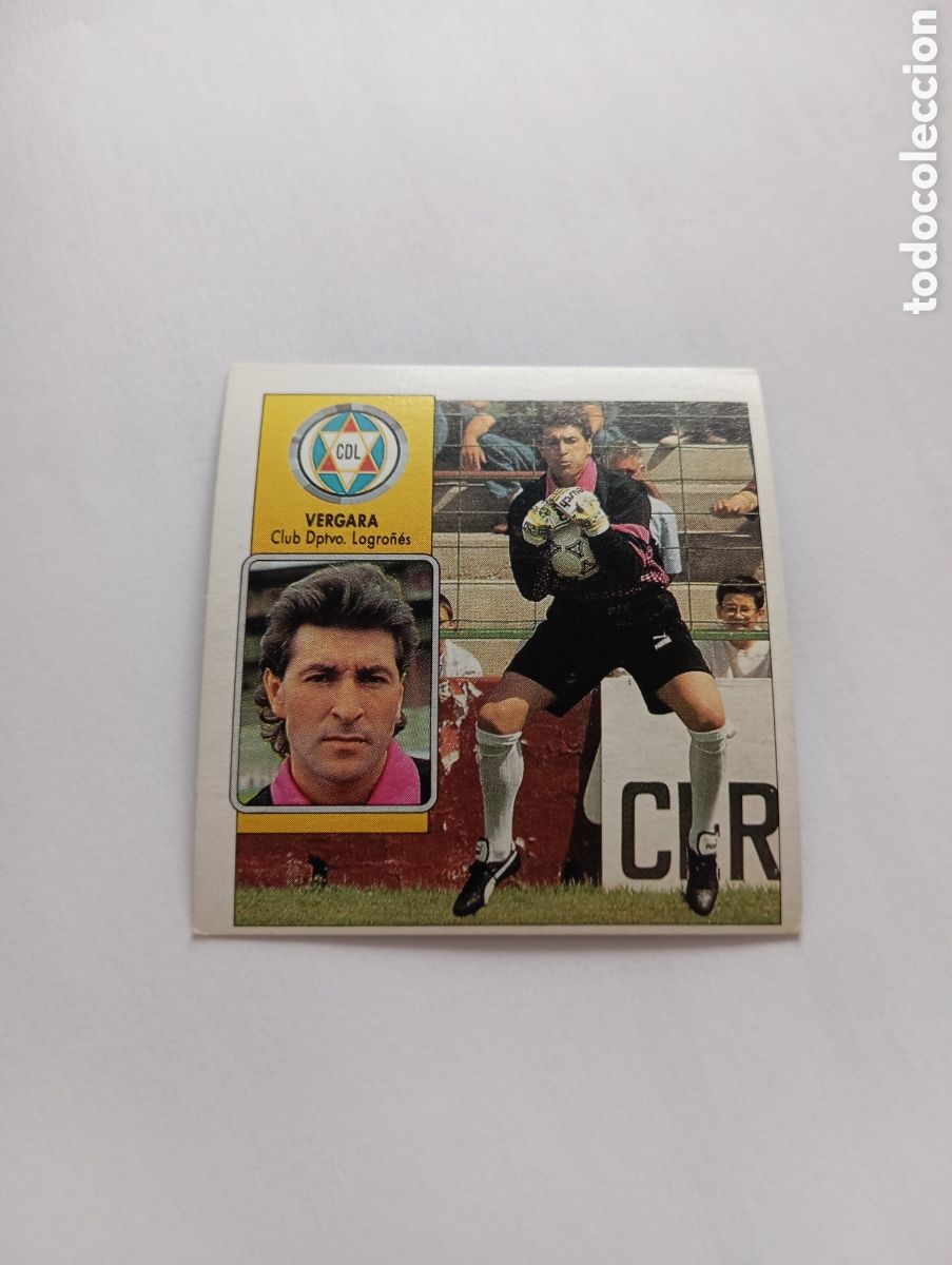 Cromos de F&uacute;tbol: VERGARA Logro&ntilde;&eacute;s Liga Este 1992 1993 Panini 92 93 NUEVO SIN PEGAR