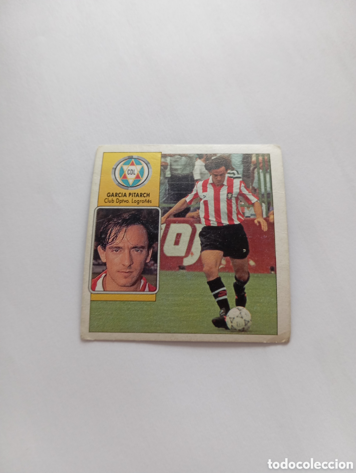 Fu&szlig;ball-Sticker: GARC&Iacute;A PITARCH Logro&ntilde;&eacute;s Liga Este 1992 1993 Panini 92 93 NUEVO SIN PEGAR