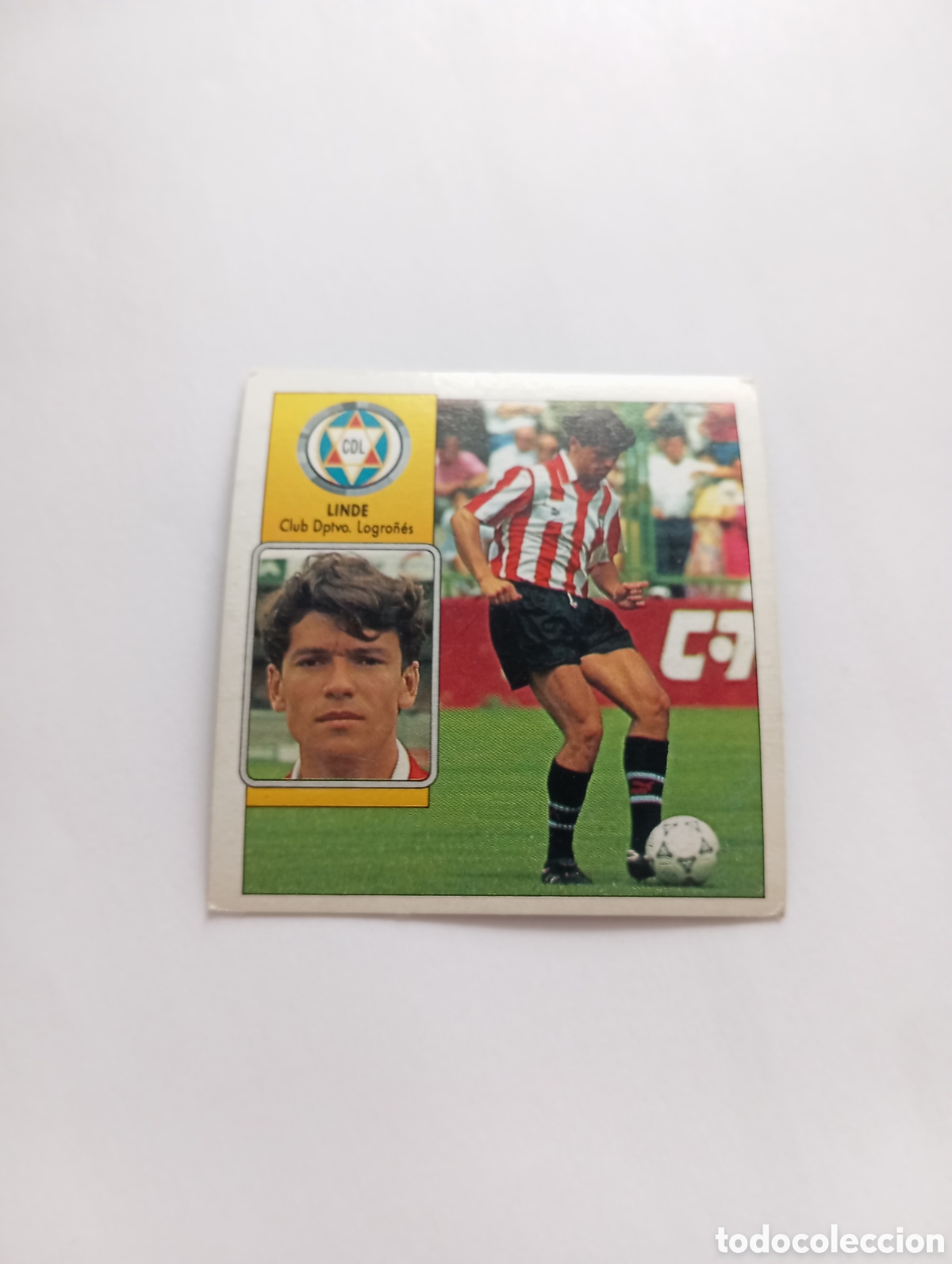 Cromos de F&uacute;tbol: LINDE Logro&ntilde;&eacute;s Liga Este 1992 1993 Panini 92 93 NUEVO SIN PEGAR