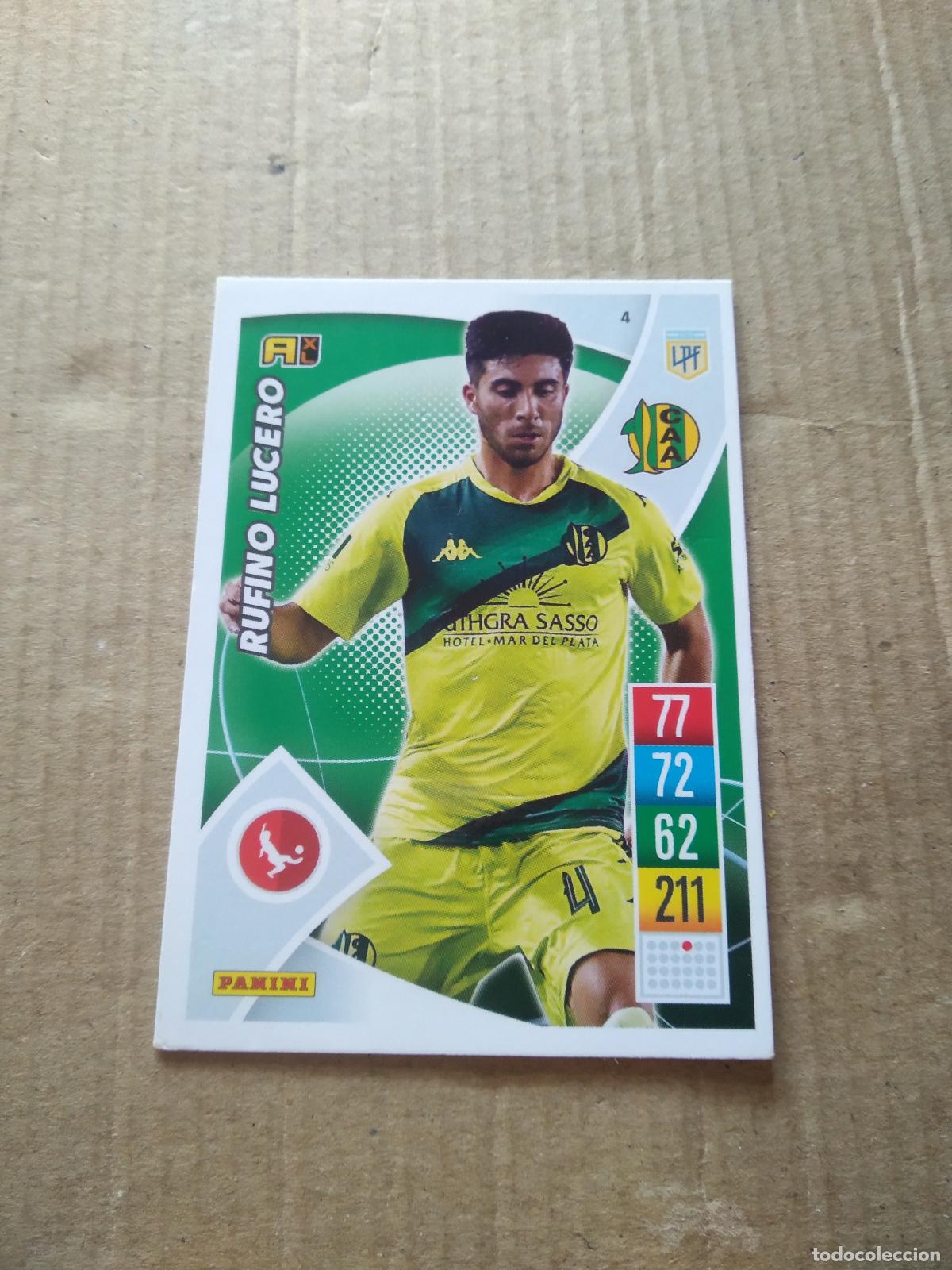 Cromos de F&uacute;tbol: 4 RUFINO LUCERO ALDOSIVI CROMO FUTBOL ARGENTINO 21-22 PANINI LIGA ARGENTINA 2021-2022