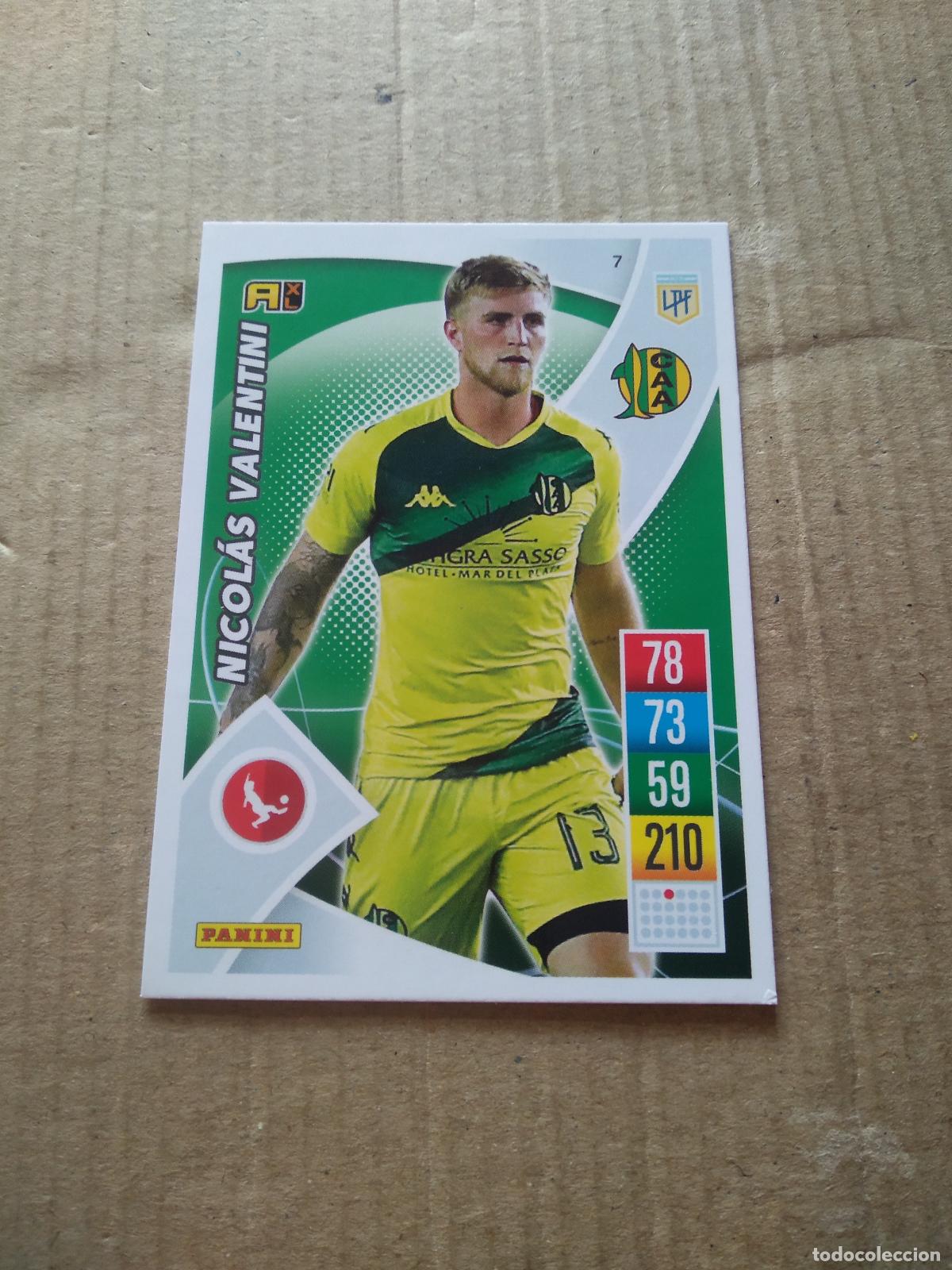 Cromos de F&uacute;tbol: 7 NICOLAS VALENTINI ALDOSIVI CROMO FUTBOL ARGENTINO 21-22 PANINI LIGA ARGENTINA 2021-2022
