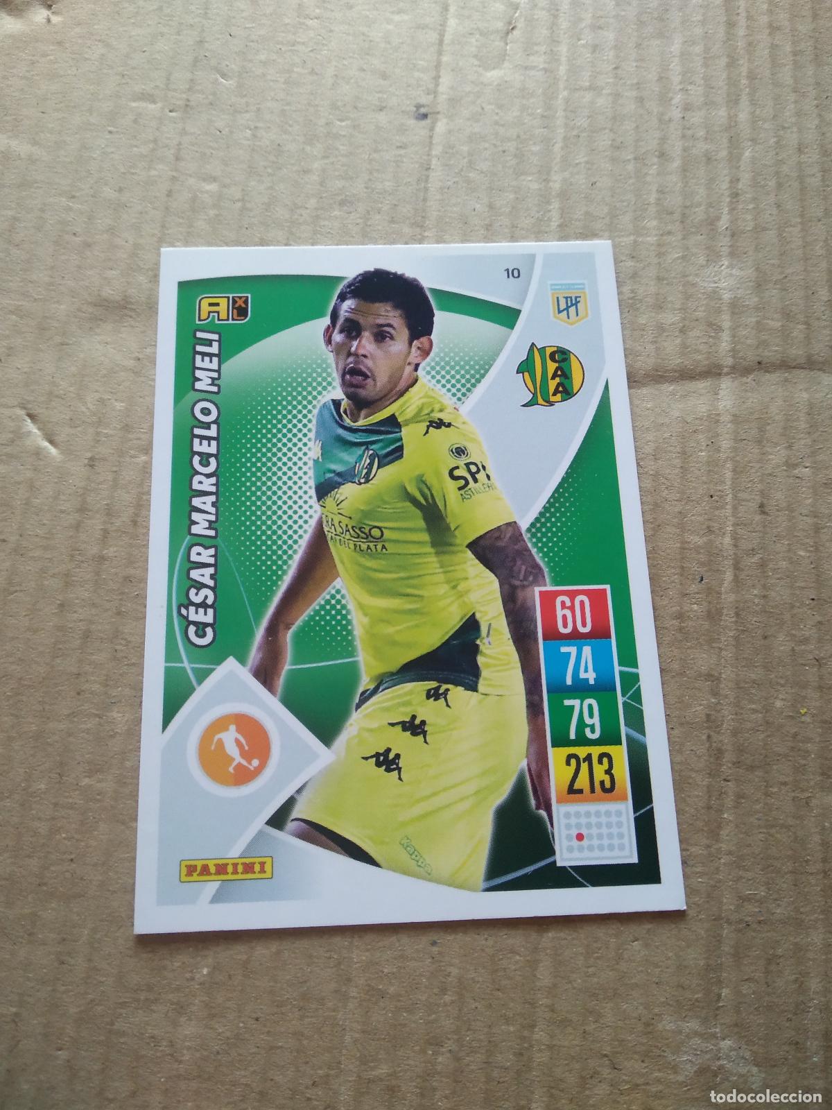 Cromos de F&uacute;tbol: 10 CESAR MARCELO MELI ALDOSIVI CROMO FUTBOL ARGENTINO 21-22 PANINI LIGA ARGENTINA 2021-2022