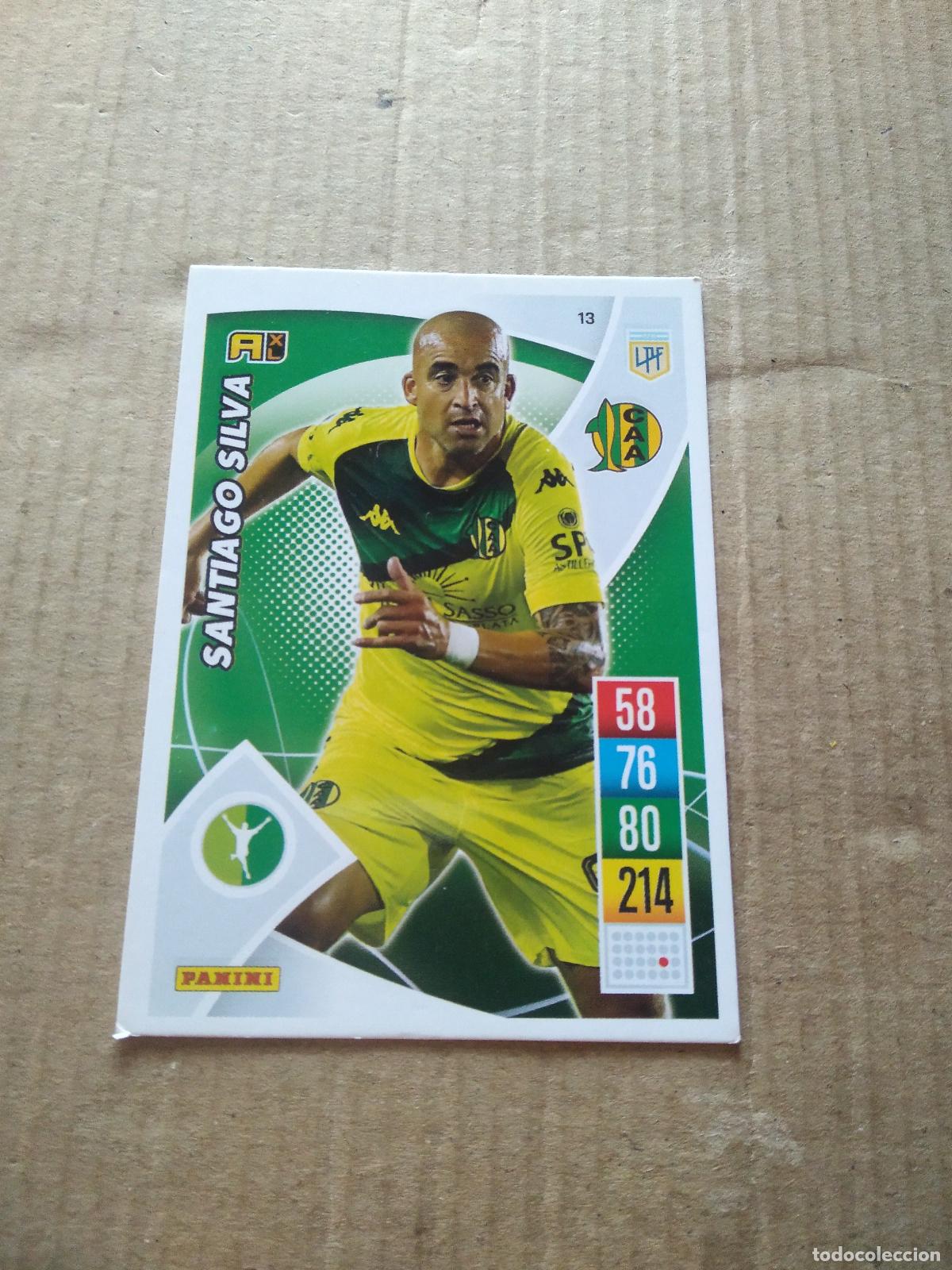 Cromos de F&uacute;tbol: 13 SANTIAGO SILVA ALDOSIVI CROMO FUTBOL ARGENTINO 21-22 PANINI LIGA ARGENTINA 2021-2022