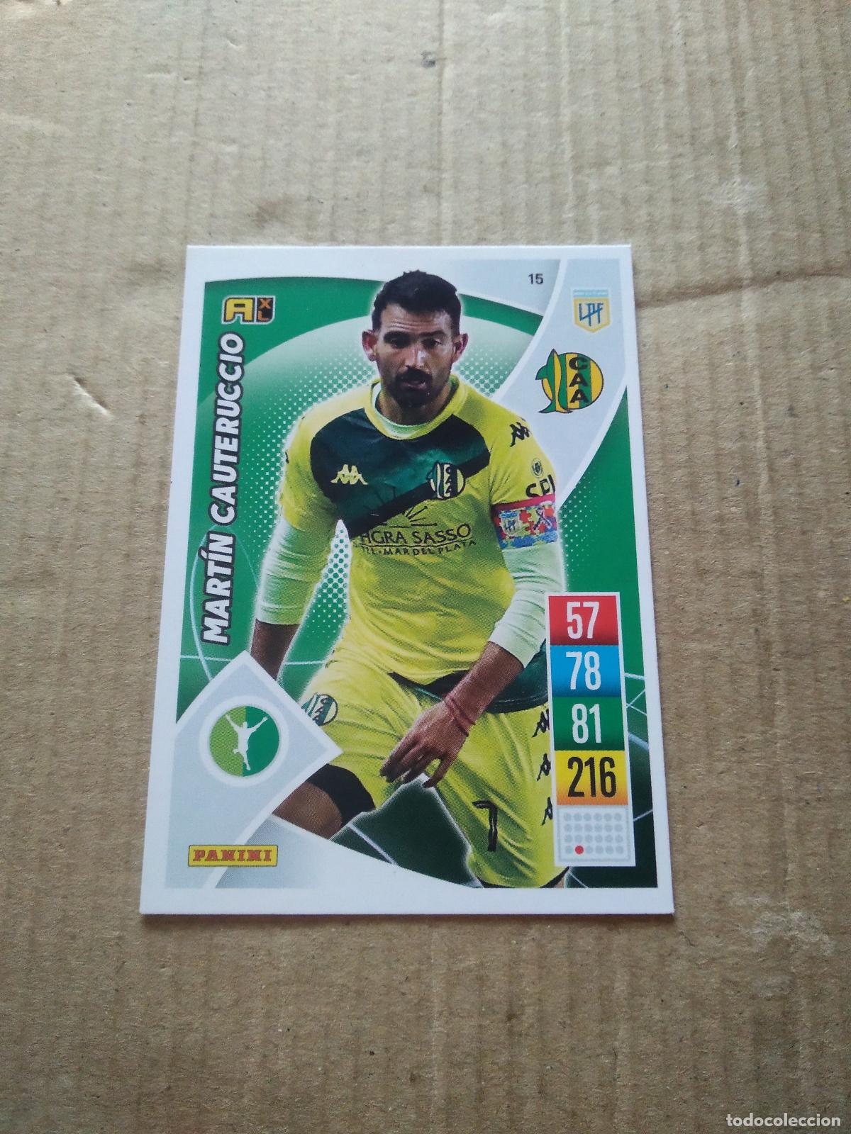 Cromos de F&uacute;tbol: 15 MARTIN CAUTERUCCIO ALDOSIVI CROMO FUTBOL ARGENTINO 21-22 PANINI LIGA ARGENTINA 2021-2022