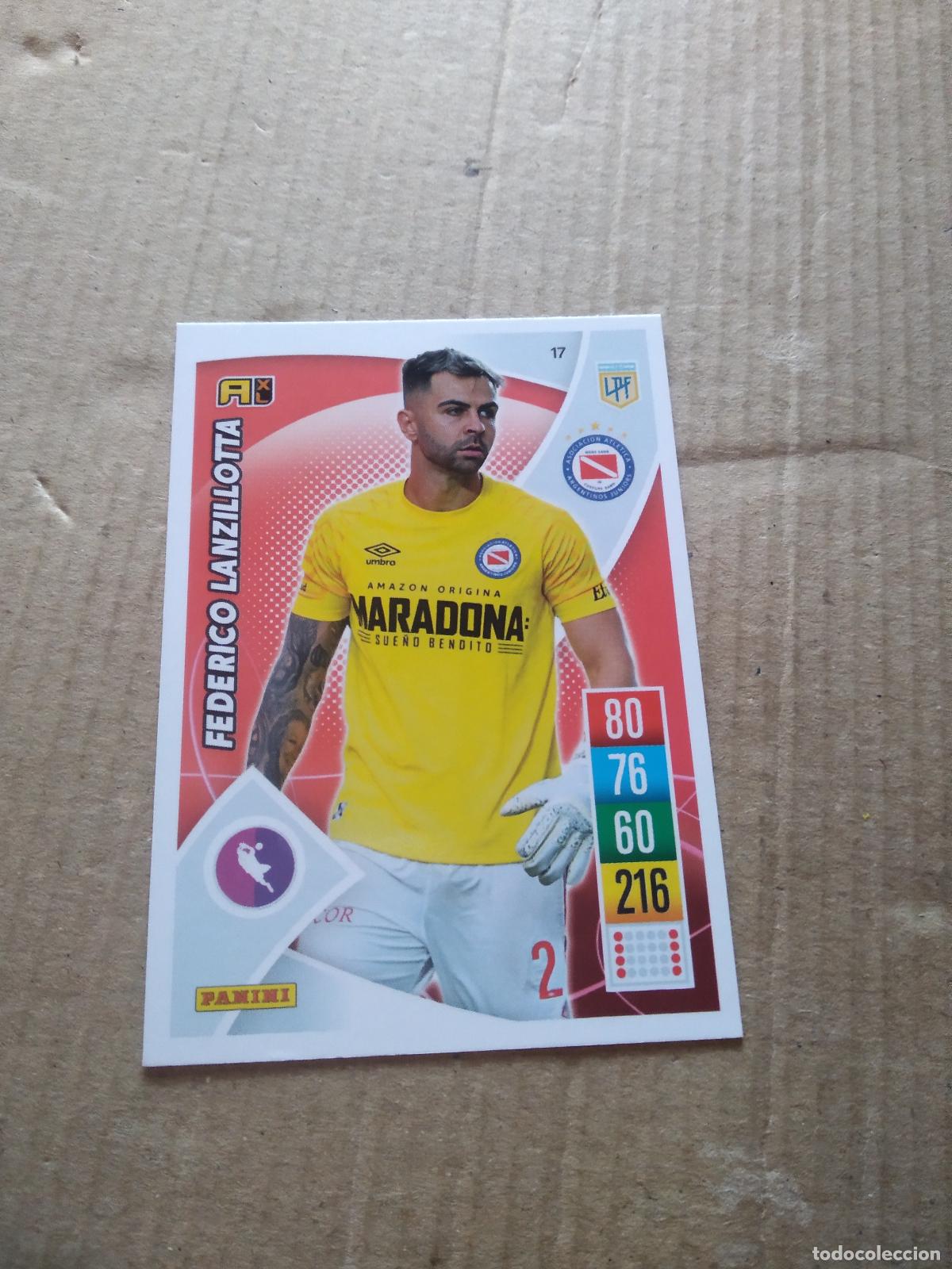 Cromos de F&uacute;tbol: 17 FEDERICO LANZILLOTTA ARGENTINOS JUNIORS CROMO FUTBOL ARGENTINO 21-22 PANINI ARGENTINA 2021-2022