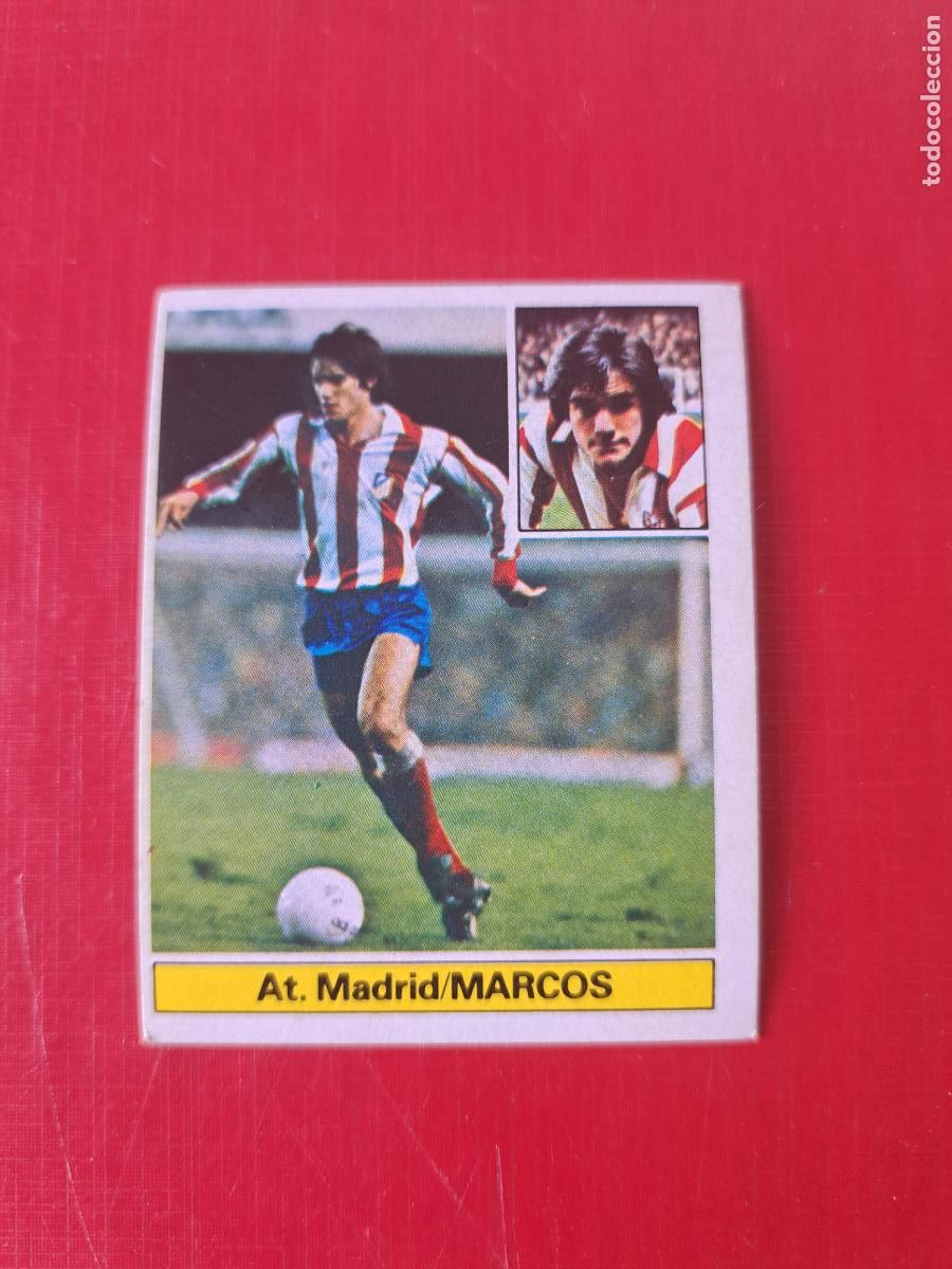 Cromos de F&uacute;tbol: ESTE 81 82 1981 1982 MARCOS ATLETICO MADRID NUNCA PEGADO