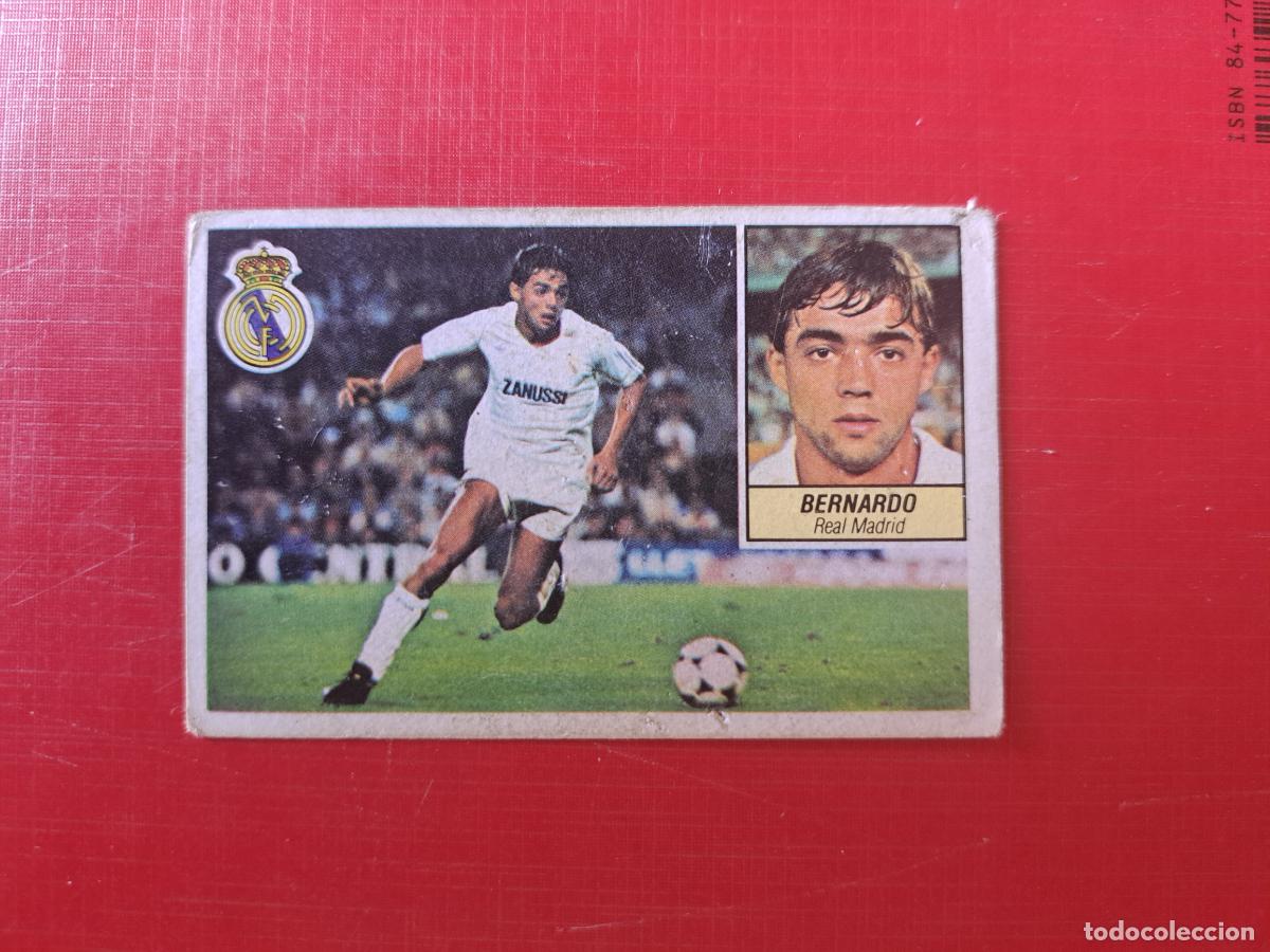 Cromos de F&uacute;tbol: ALF ESTE 84 85 1984 1985 BERNARDO REAL MADRID NUNCA PEGADO
