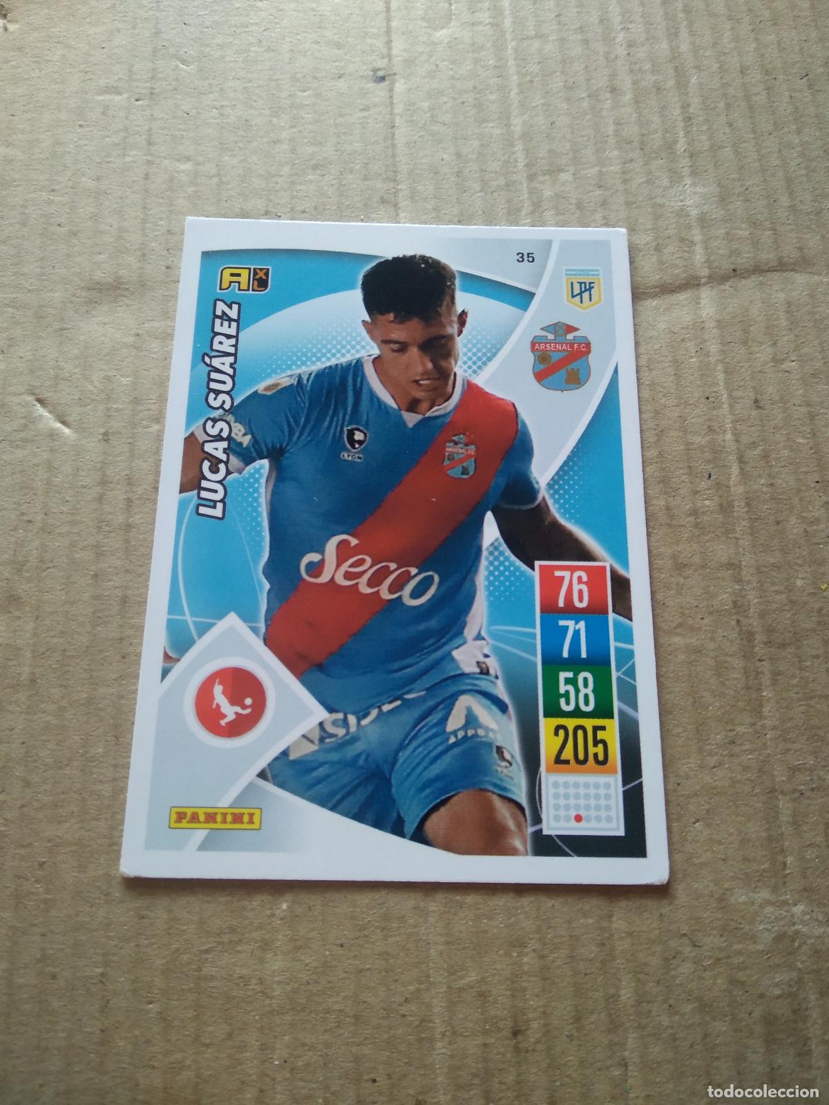 Cromos de F&uacute;tbol: 35 LUCAS SUAREZ ARSENAL CROMO FUTBOL ARGENTINO 21-22 PANINI LIGA ARGENTINA 2021-2022