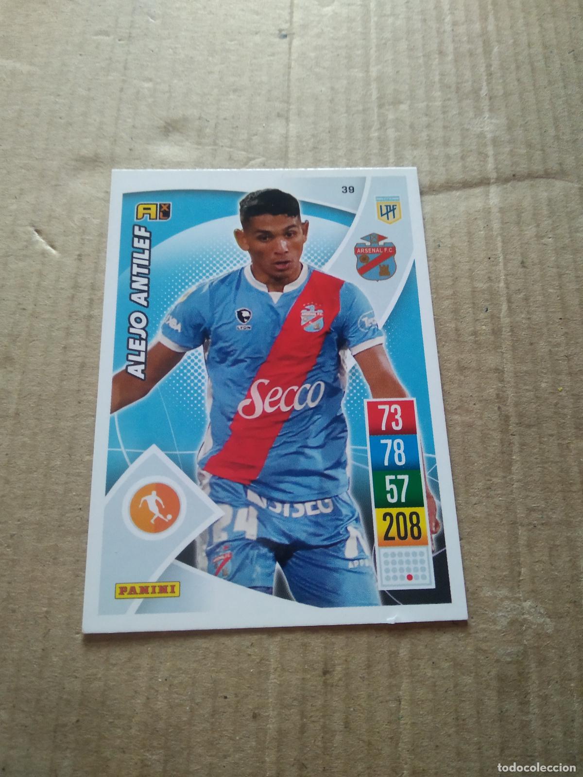 Cromos de F&uacute;tbol: 39 ALEJO ANTILEF ARSENAL CROMO FUTBOL ARGENTINO 21-22 PANINI LIGA ARGENTINA 2021-2022