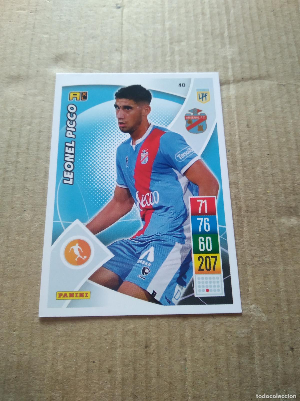 Cromos de F&uacute;tbol: 40 LEONEL PICCO ARSENAL CROMO FUTBOL ARGENTINO 21-22 PANINI LIGA ARGENTINA 2021-2022