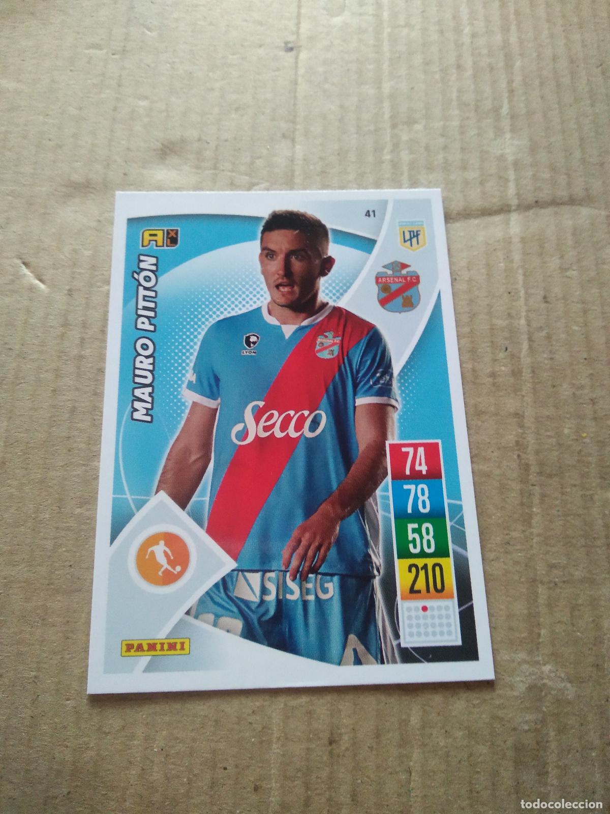 Cromos de F&uacute;tbol: 41 MAURO PITTON ARSENAL CROMO FUTBOL ARGENTINO 21-22 PANINI LIGA ARGENTINA 2021-2022