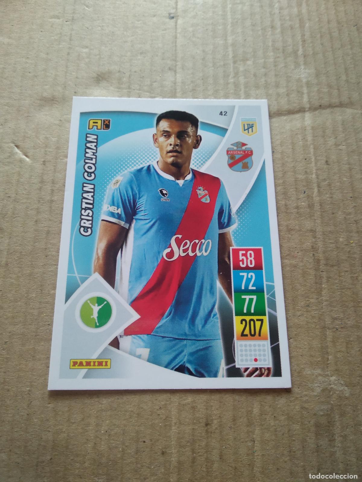 Cromos de F&uacute;tbol: 42 CRISTIAN COLMAN ARSENAL CROMO FUTBOL ARGENTINO 21-22 PANINI LIGA ARGENTINA 2021-2022