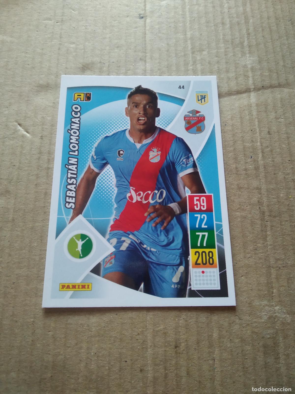 Cromos de F&uacute;tbol: 44 SEBASTIAN LOMONACO ARSENAL CROMO FUTBOL ARGENTINO 21-22 PANINI LIGA ARGENTINA 2021-2022