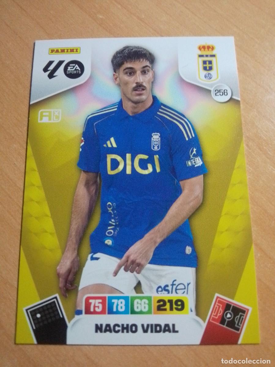 Cromos de F&uacute;tbol: 256 NACHO VIDAL DEL OVIEDO 25 26 ADRENALYN XL 2025 2026
