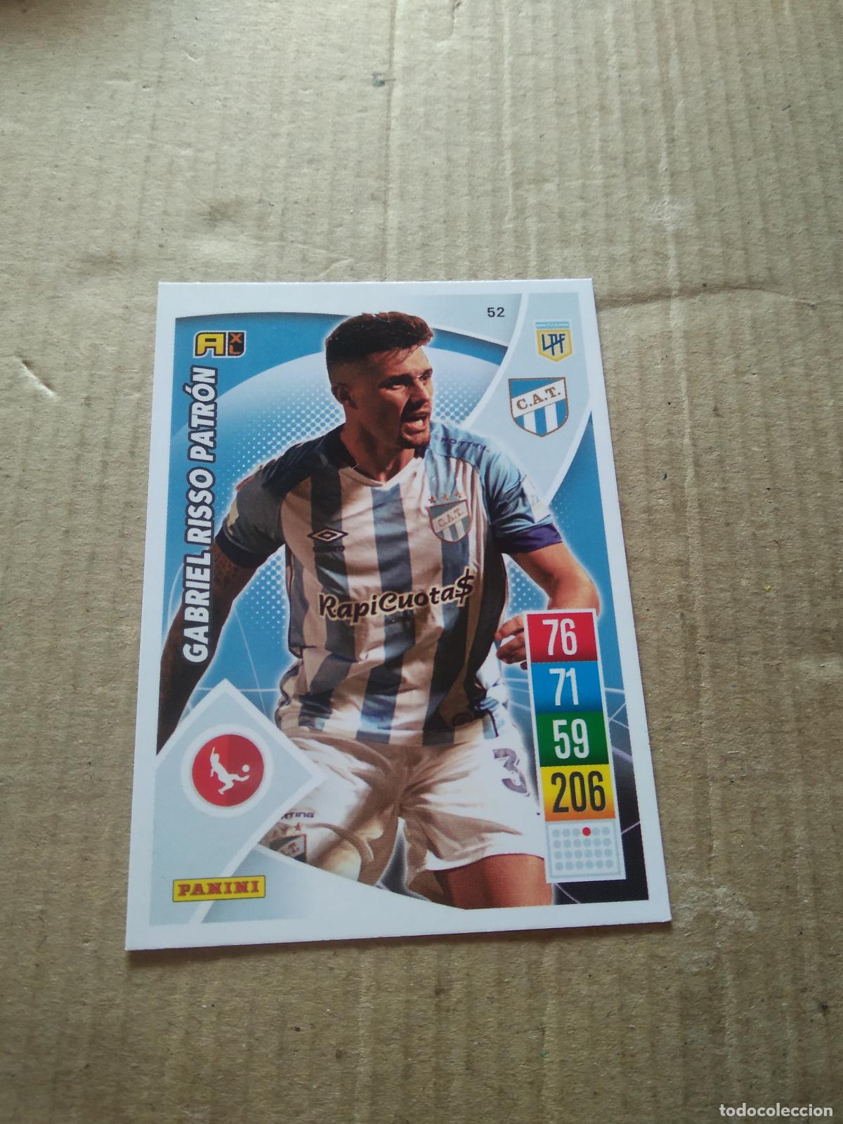 Cromos de F&uacute;tbol: 52 GABRIEL RISSO PATRON ATLETICO TUCUMAN CROMO FUTBOL ARGENTINO 21-22 PANINI ARGENTINA 2021-2022