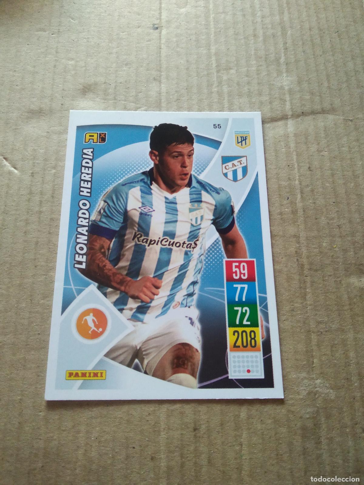 Cromos de F&uacute;tbol: 55 LEONARDO HEREDIA ATLETICO TUCUMAN CROMO FUTBOL ARGENTINO 21-22 PANINI LIGA ARGENTINA 2021-2022