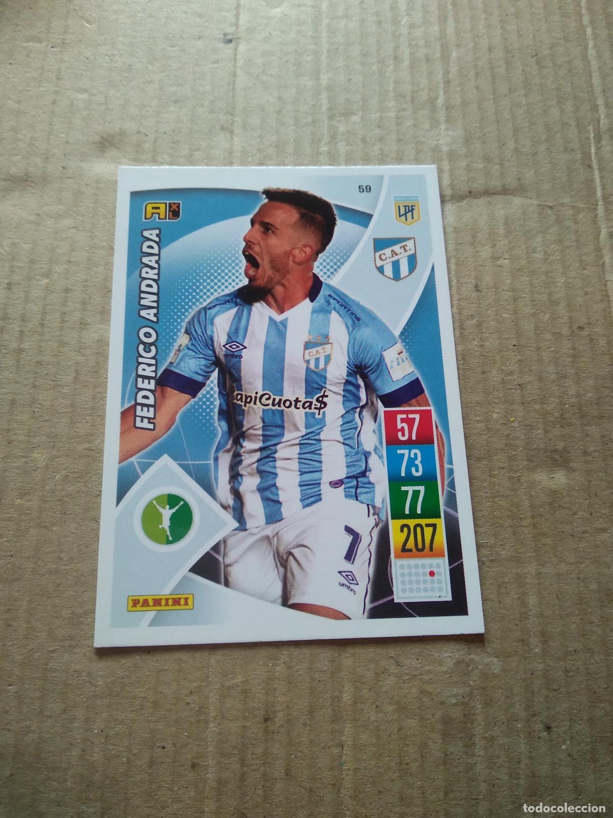 Cromos de F&uacute;tbol: 59 FEDERICO ANDRADA ATLETICO TUCUMAN CROMO FUTBOL ARGENTINO 21-22 PANINI LIGA ARGENTINA 2021-2022