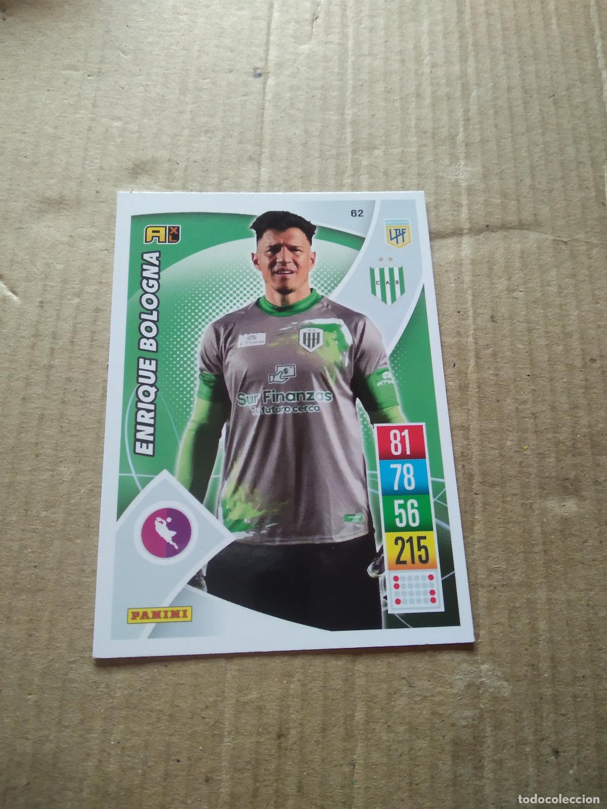 Cromos de F&uacute;tbol: 62 ENRIQUE BOLOGNA BANFIELD CROMO FUTBOL ARGENTINO 21-22 PANINI LIGA ARGENTINA 2021-2022