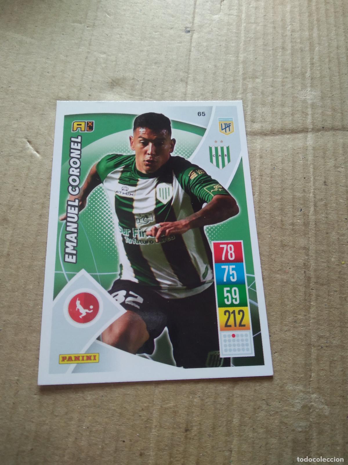 Cromos de F&uacute;tbol: 65 EMANUEL CORONEL BANFIELD CROMO FUTBOL ARGENTINO 21-22 PANINI LIGA ARGENTINA 2021-2022
