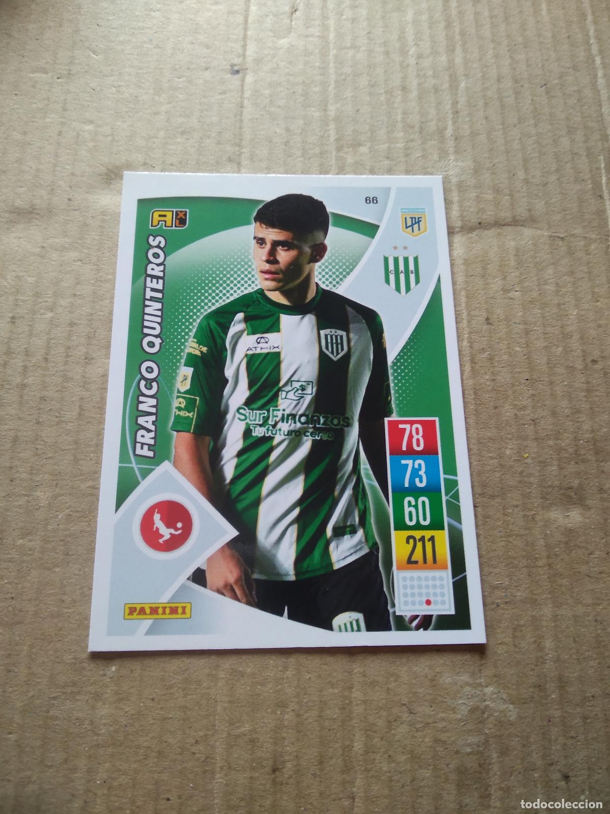 Cromos de F&uacute;tbol: 66 FRANCO QUINTEROS BANFIELD CROMO FUTBOL ARGENTINO 21-22 PANINI LIGA ARGENTINA 2021-2022