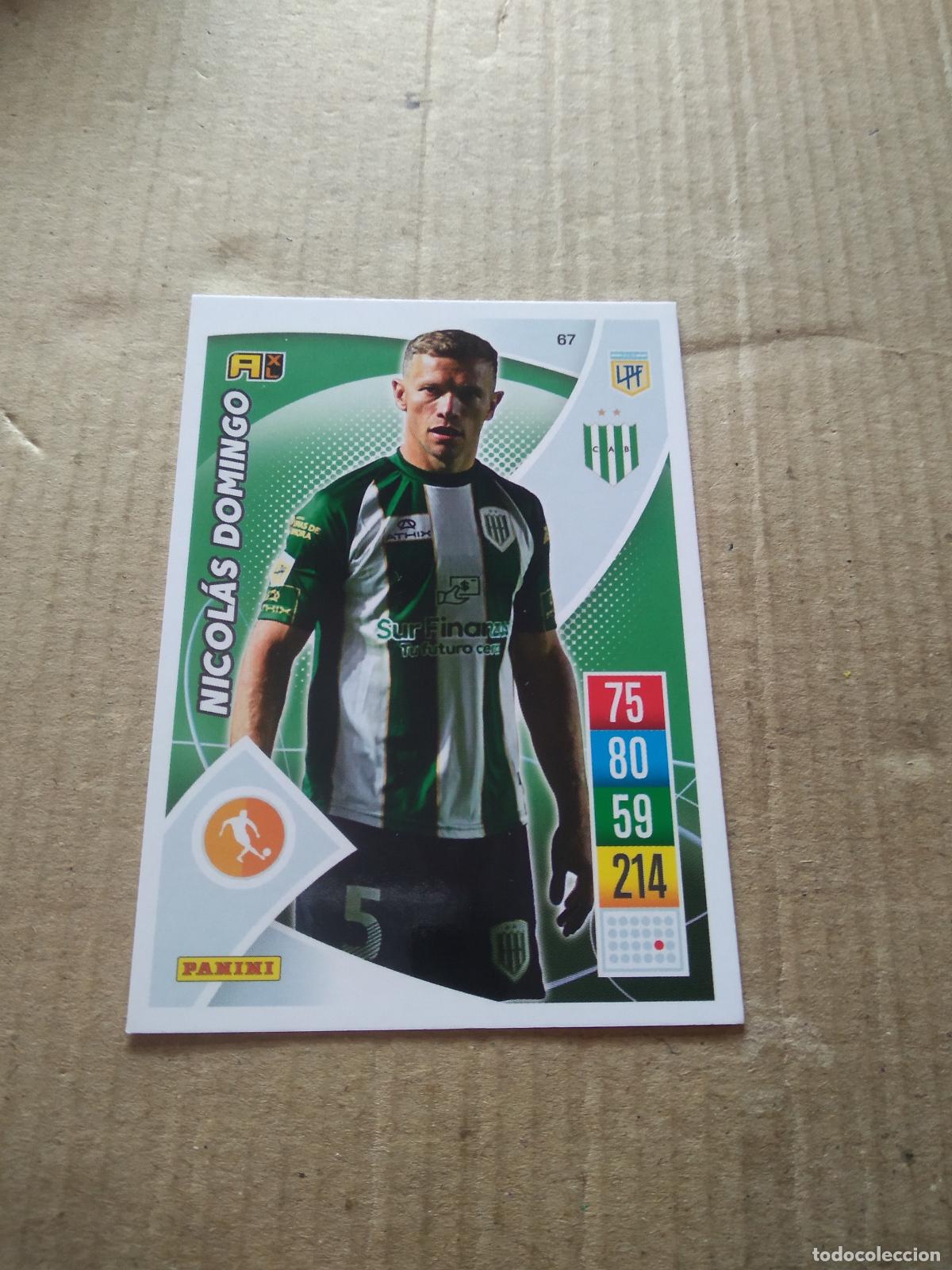 Cromos de F&uacute;tbol: 67 NICOLAS DOMINGO BANFIELD CROMO FUTBOL ARGENTINO 21-22 PANINI LIGA ARGENTINA 2021-2022