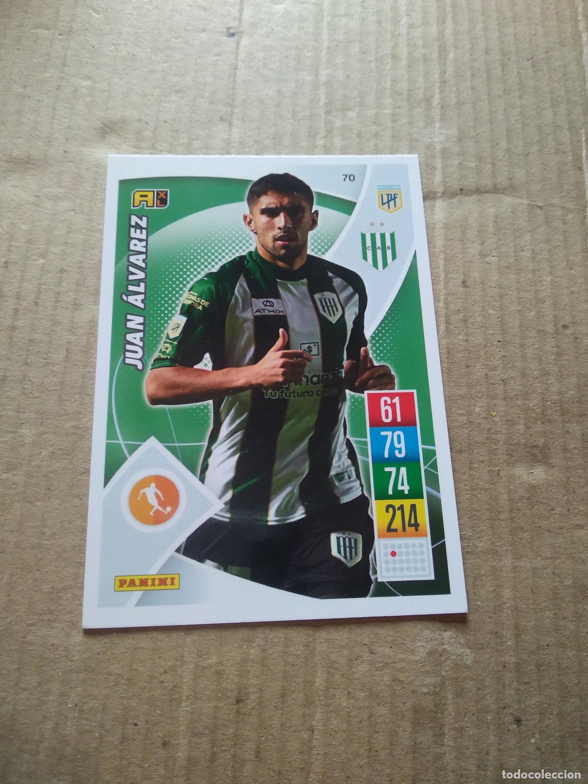 Cromos de F&uacute;tbol: 70 JUAN ALVAREZ BANFIELD CROMO FUTBOL ARGENTINO 21-22 PANINI LIGA ARGENTINA 2021-2022