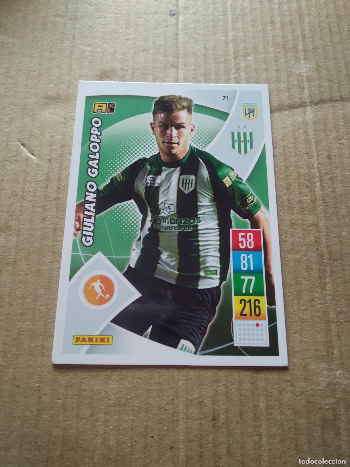 Cromos de F&uacute;tbol: 71 GIULIANO GALOPPO BANFIELD CROMO FUTBOL ARGENTINO 21-22 PANINI LIGA ARGENTINA 2021-2022