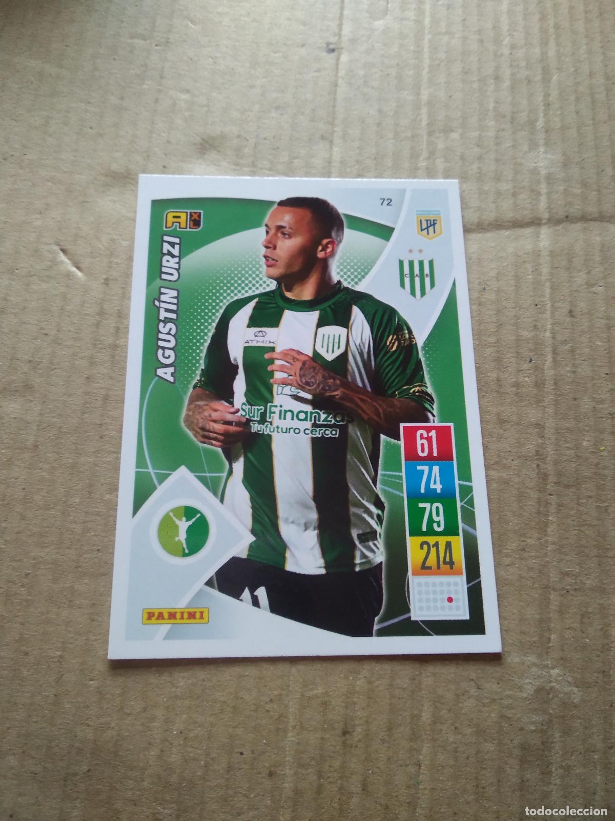 Cromos de F&uacute;tbol: 72 AGUSTIN URZI BANFIELD CROMO FUTBOL ARGENTINO 21-22 PANINI LIGA ARGENTINA 2021-2022
