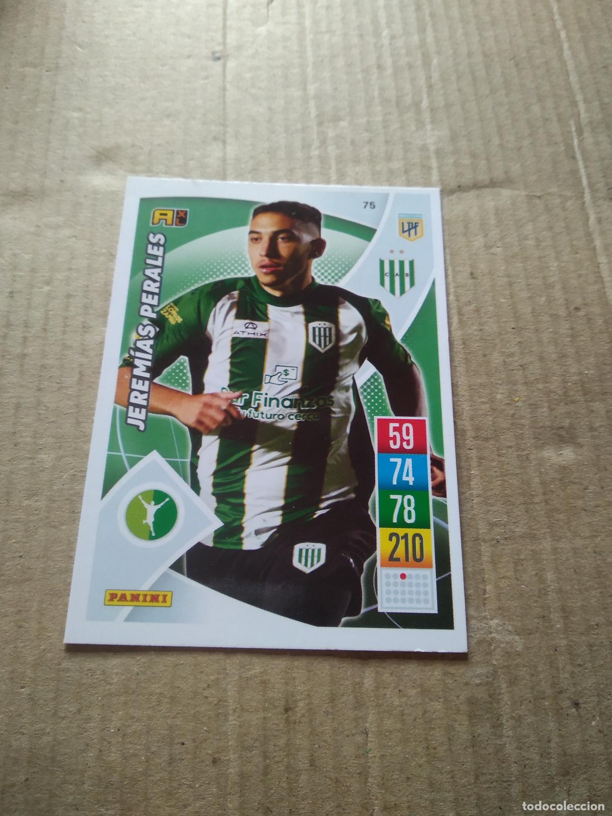 Fu&szlig;ball-Sticker: 75 JEREMIAS PERALES BANFIELD CROMO FUTBOL ARGENTINO 21-22 PANINI LIGA ARGENTINA 2021-2022