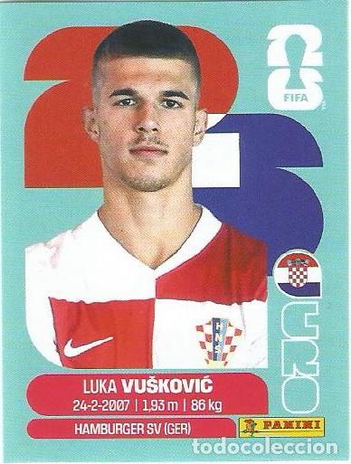 Fu&szlig;ball-Sticker: MUNDIAL FIFA CUP 2026 - STICKER - CROACIA VUSKOVIC - CRO 6