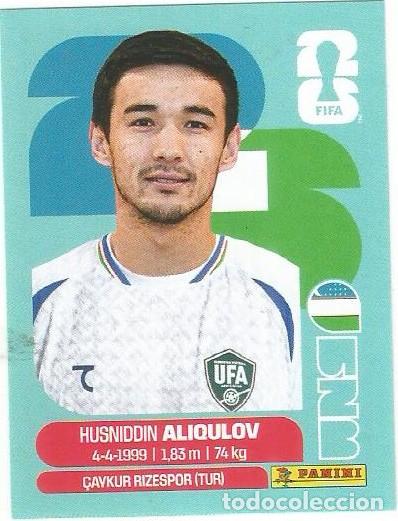 Cromos de F&uacute;tbol: MUNDIAL FIFA CUP 2026 - STICKER - UZBEKIST&Aacute;N - HUSNIDDIN ALIQULOV - UZB 6