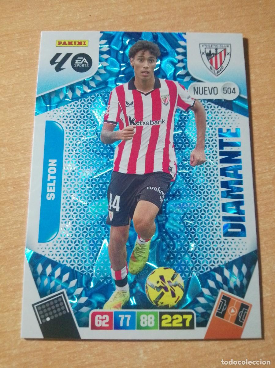 Cromos de F&uacute;tbol: 504 SELTON NUEVO DIAMANTE DEL ATHLETIC DE BILBAO 25 26 ADRENALYN XL 2025 2026