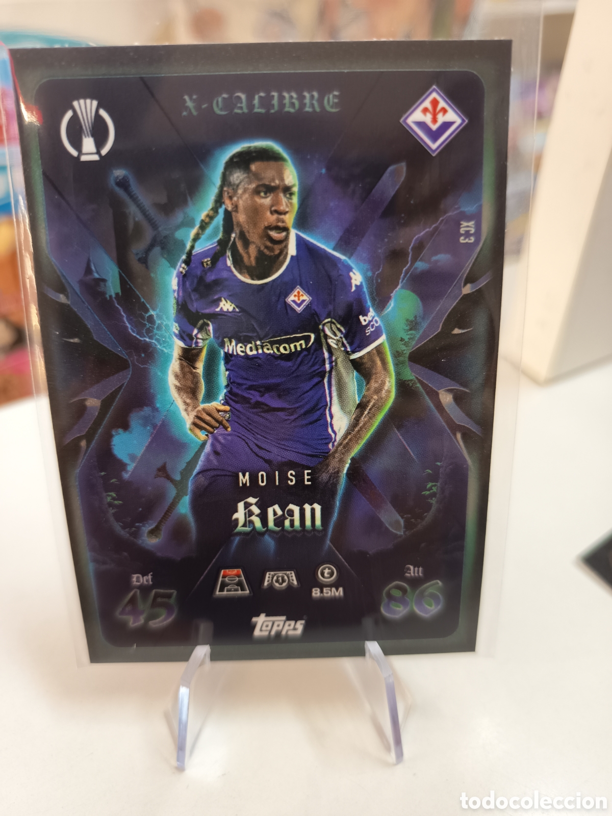 Cromos de F&uacute;tbol: XC3 X CALIBRE MOISE KEAN MATCH ATTAX EXTRA 2025 2026