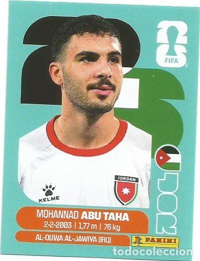 Cartes &agrave; collectionner de Football: MUNDIAL FIFA CUP 2026 - STICKER - JORDANIA - MOHANNAD ABU TAHA - JOR 12