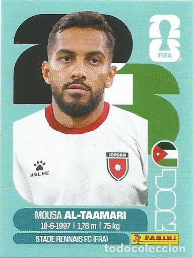 Cartes &agrave; collectionner de Football: MUNDIAL FIFA CUP 2026 - STICKER - JORDANIA - MOUSA AL-TAAMARI - JOR 15