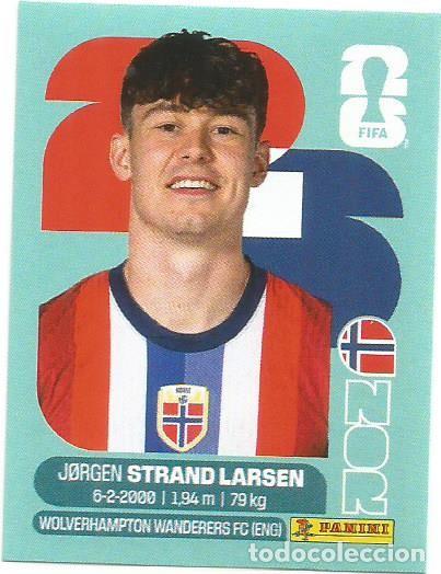Cromos de F&uacute;tbol: MUNDIAL FIFA CUP 2026 - STICKER - NORUEGA - J STRAND LARSEN - NOR 18