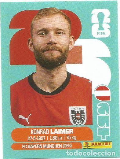 Cromos de F&uacute;tbol: MUNDIAL FIFA CUP 2026 - STICKER - AUSTRIA - KONRAD LAIMER - AUT 12