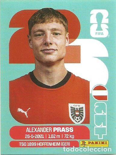 Cromos de F&uacute;tbol: MUNDIAL FIFA CUP 2026 - STICKER - AUSTRIA - ALEXANDER PRASS - AUT 9