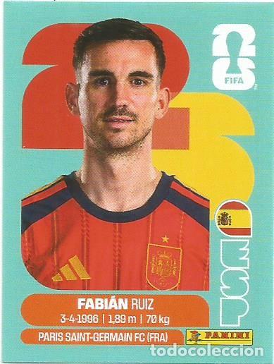Cromos de F&uacute;tbol: MUNDIAL FIFA CUP 2026 - STICKER - ESPA&Ntilde;A - FABIAN RUIZ - ESP 12